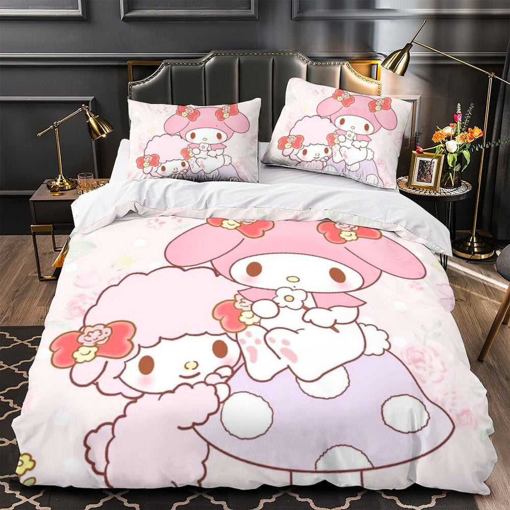 My Melody Bedding Set Quilt Duvet Cover Without Filler (Online Order Only)