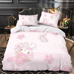 My Melody Bedding Set Quilt Duvet Cover Without Filler (Online Order Only)