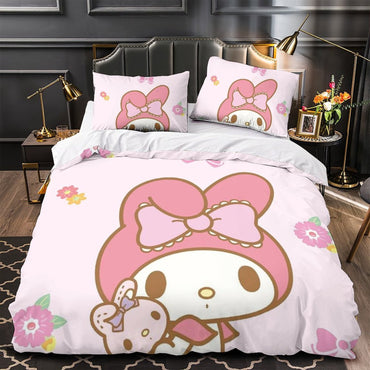 My Melody Bedding Set Quilt Duvet Cover Without Filler (Online Order Only)