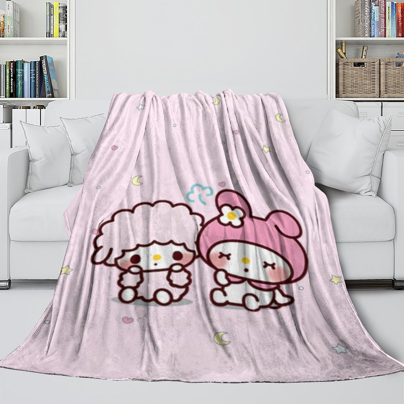 My Melody Blanket Flannel Throw Room Decoration (Online Order Only)