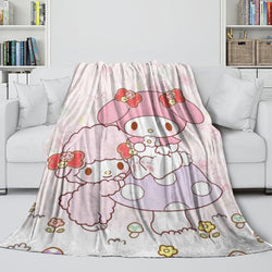 My Melody Blanket Flannel Throw Room Decoration (Online Order Only)