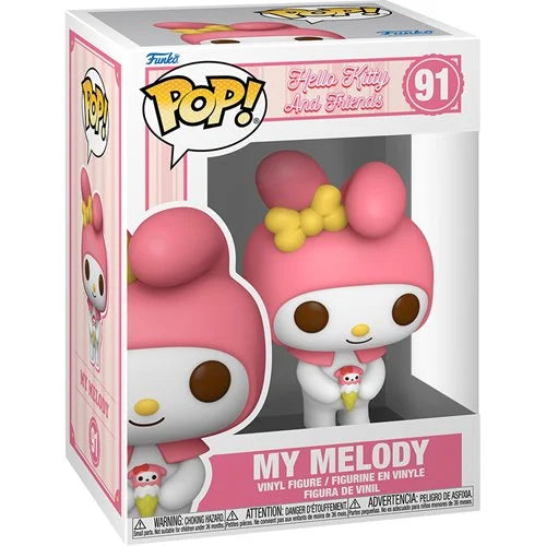 Hello Kitty and Friends My Melody with Dessert Funko Pop! Vinyl Figure #91 with Funko Protector (Online Order Only)