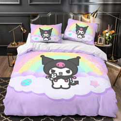 My Melody Kuromi Bedding Set Quilt Cover Without Filler (Online Order Only)