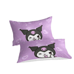 My Melody Kuromi Bedding Set Quilt Cover Without Filler (Online Order Only)
