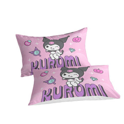 My Melody Kuromi Bedding Set Quilt Cover Without Filler (Online Order Only)