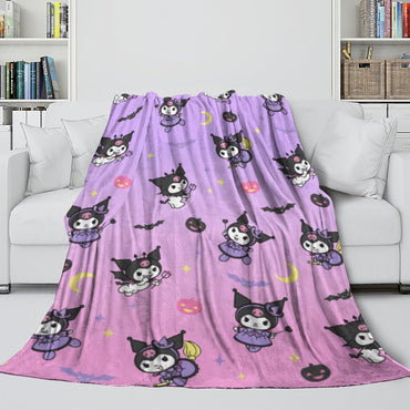 My Melody Kuromi Blanket Flannel Throw Room Decoration (Online Order Only)