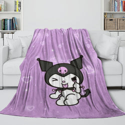 My Melody Kuromi Blanket Flannel Throw Room Decoration (Online Order Only)