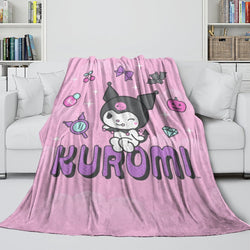 My Melody Kuromi Blanket Flannel Throw Room Decoration (Online Order Only)