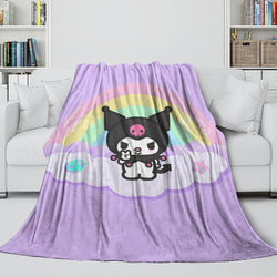 My Melody Kuromi Blanket Flannel Throw Room Decoration (Online Order Only)