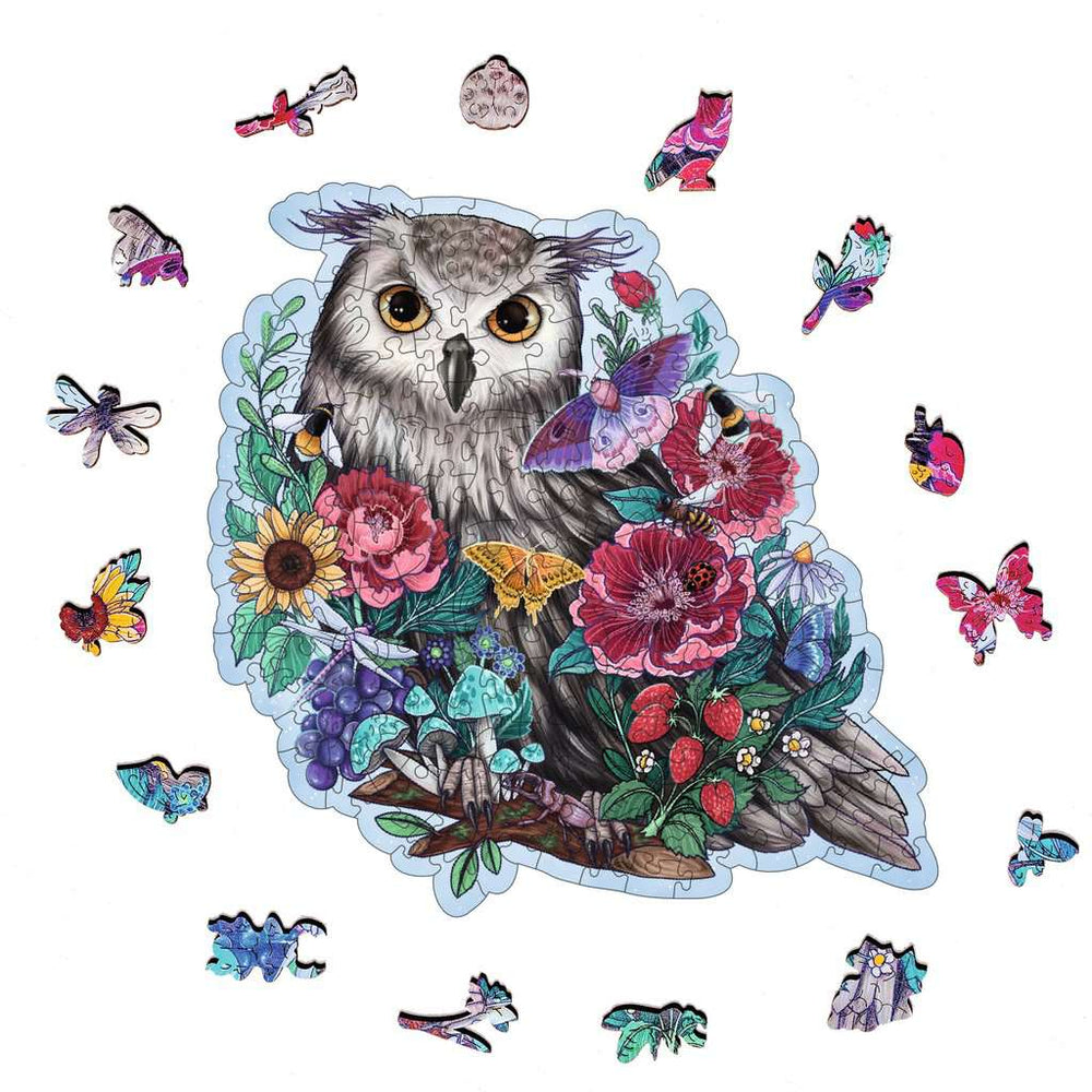 Mysterious Owl 150 Piece Wood Jigsaw Puzzle Ravensburger (ONLINE ORDER ONLY)