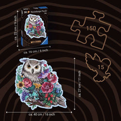 Mysterious Owl 150 Piece Wood Jigsaw Puzzle Ravensburger (ONLINE ORDER ONLY)