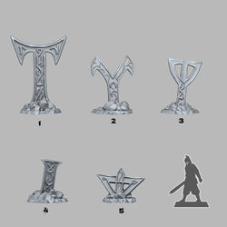 3D Printed Fantastic Plants and Rocks Mysterious Cursed Cross 28mm - 32mm D&D Wargaming (Online Only)