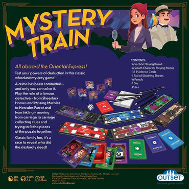 Mystery Train - A Whodunit Game for the Whole Family - Outset (ONLINE ORDER ONLY)