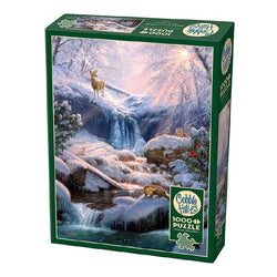 Mystic Falls in Winter 1000 Piece Jigsaw Puzzle Cobble Hill (ONLINE ORDER ONLY)