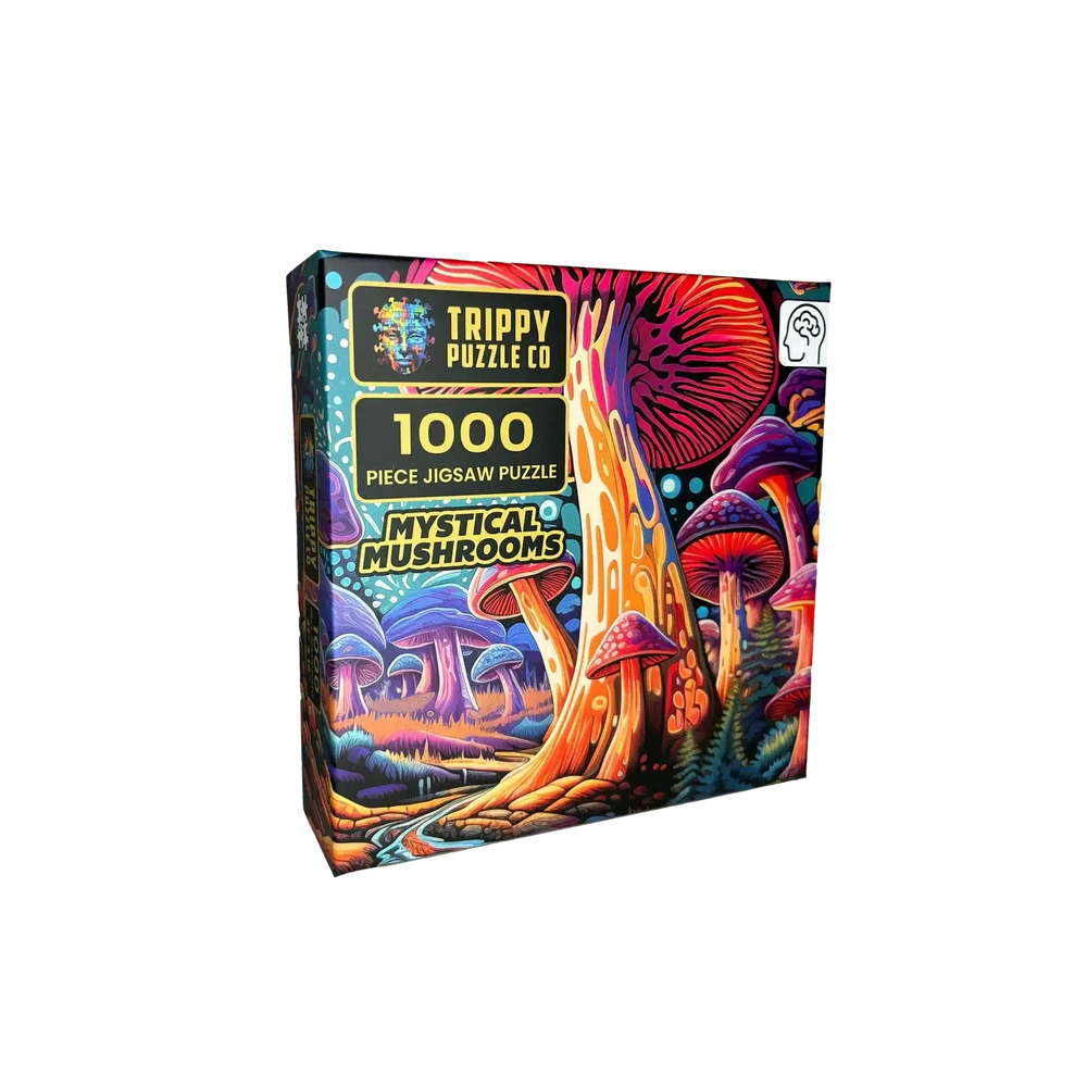 Mystical Mushrooms 1000 Piece Jigsaw Puzzle Trippy