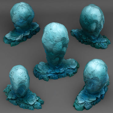 3D Printed Fantastic Plants and Rocks Mystical Ice Rocks 28mm - 32mm D&D Wargaming (Online Only)