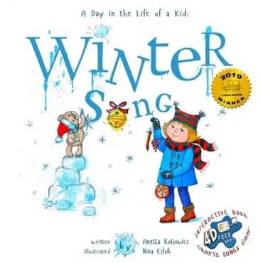 Winter Song: A Day In The Life Of A Kid - A perfect children's story book collection. Look and Listen outside your window, mindfull - Hardcover (ONLINE ORDER ONLY)