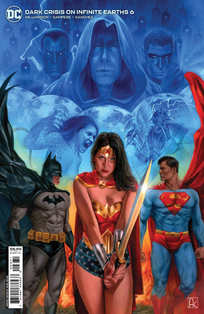 Dark Crisis On Infinite Earths #6 (Of 7) C Ariel Colon Infinite Crisis Homage Card Stock Variant (11/08/2022) Dc (ONLINE ORDER ONLY)