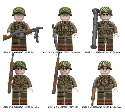 US 101st Division series Minifigs (ONLINE ORDER ONLY)