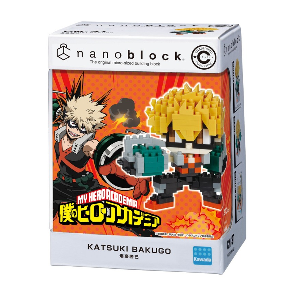 Nanoblock Charanano Series: My Hero Academia - Katsuki Bakugo (ONLINE ORDER ONLY)
