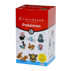 Nanoblock: Mininano Series: Pokemon (Normal Type) Set 1 Box of 6 (ONLINE ORDER ONLY)