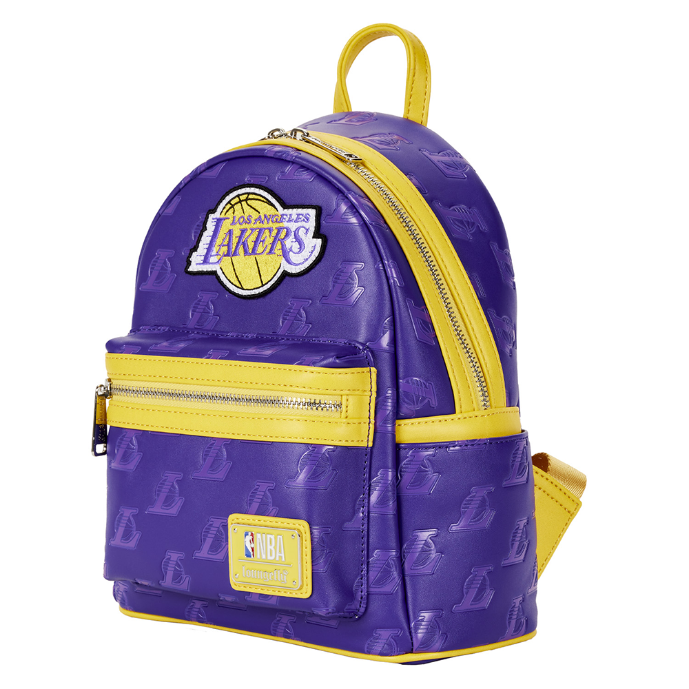 Loungefly: NBA LA Lakers Debossed Logo Mini Backpack (ONLINE ORDER ONLY)