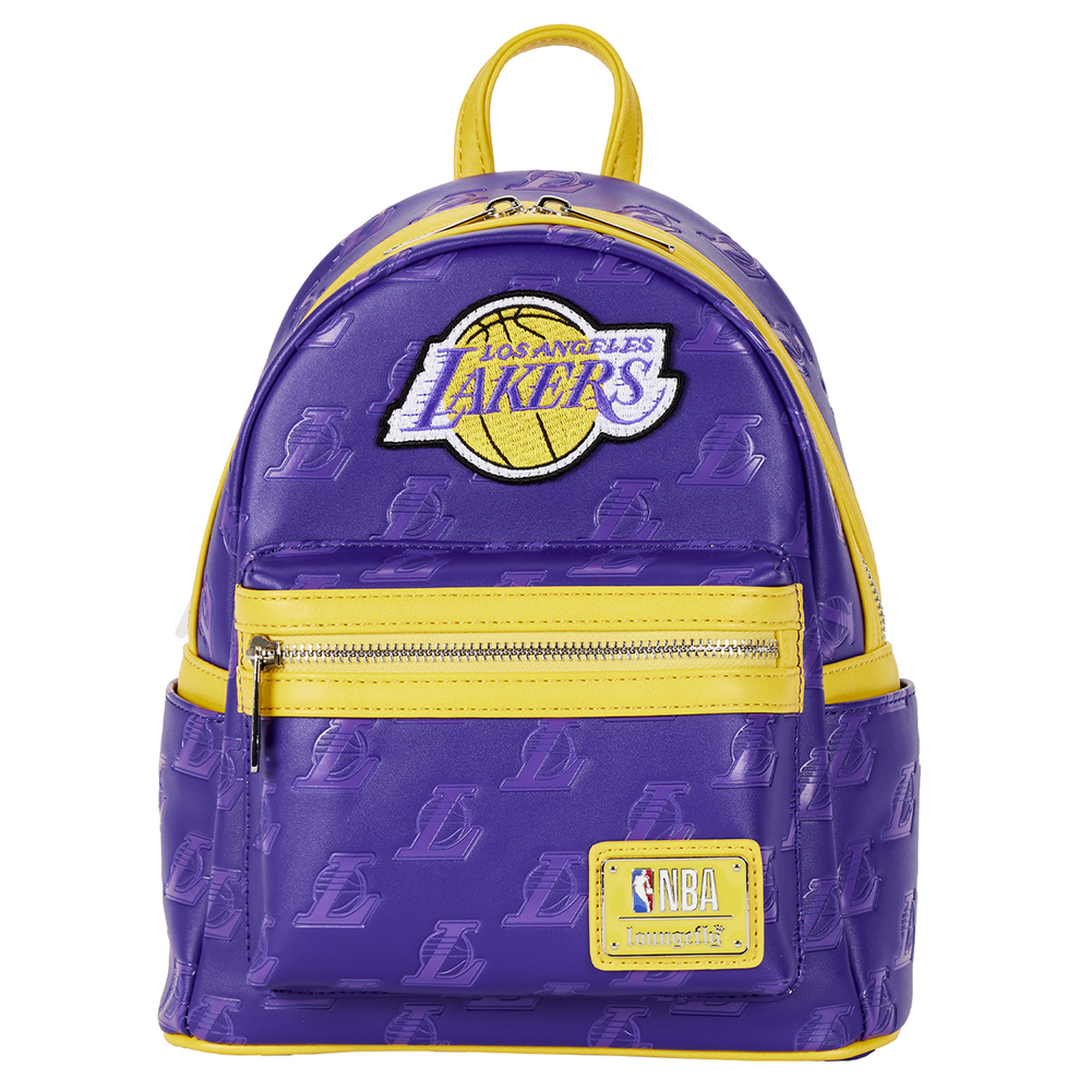 Loungefly: NBA LA Lakers Debossed Logo Mini Backpack (ONLINE ORDER ONLY)
