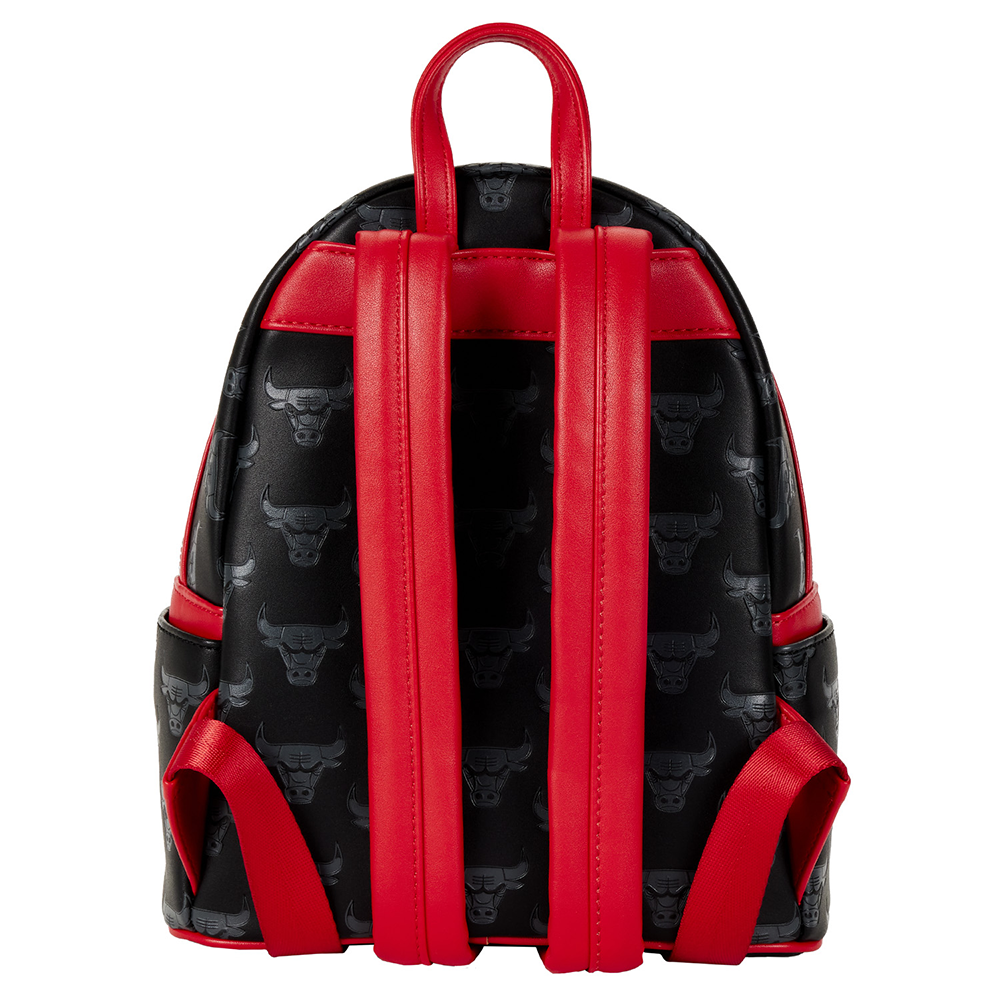 Loungefly: NBA Chicago Bulls Debossed Logo Mini Backpack (ONLINE ORDER ONLY)