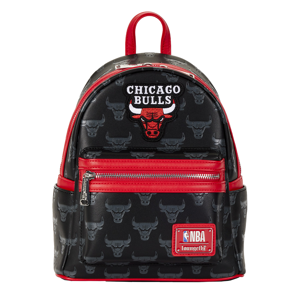 Loungefly: NBA Chicago Bulls Debossed Logo Mini Backpack (ONLINE ORDER ONLY)