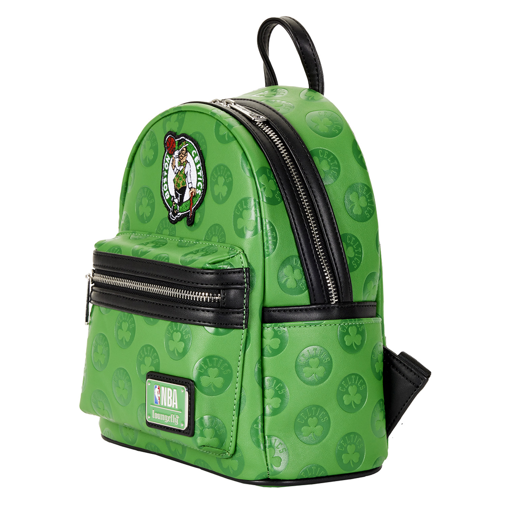 Loungefly: NBA Boston Celtics Debossed Logo Mini Backpack (ONLINE ORDER ONLY)