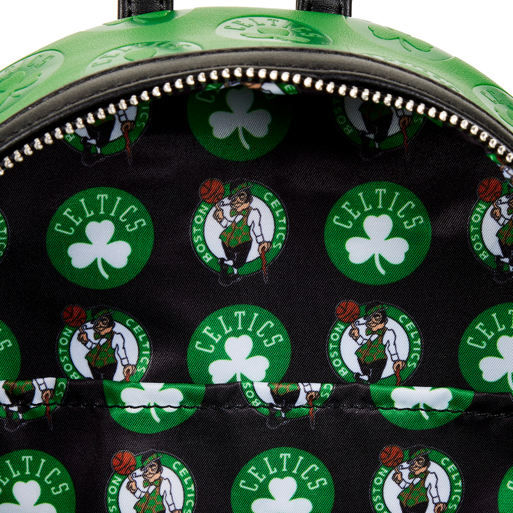 Loungefly: NBA Boston Celtics Debossed Logo Mini Backpack (ONLINE ORDER ONLY)