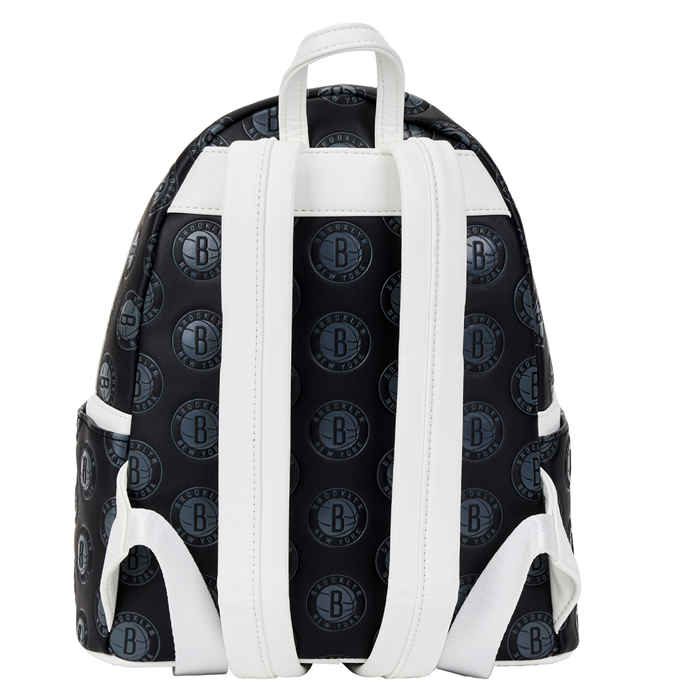 Loungefly: NBA Brooklyn Nets Debossed Logo Mini Backpack (ONLINE ORDER ONLY)