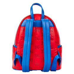 Loungefly: NBA Philly 76ers Debossed Logo Mini Backpack (ONLINE ORDER ONLY)