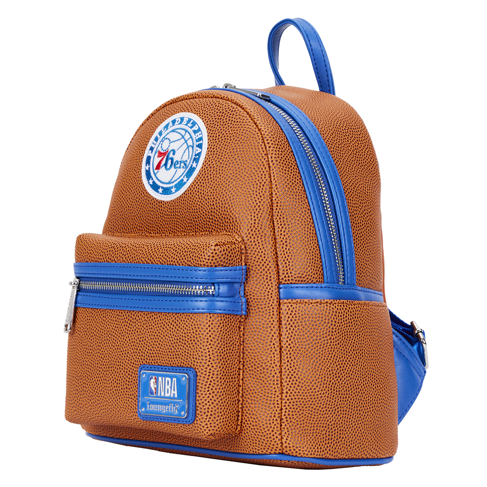 Loungefly: NBA Philly 76ers Basketball Mini Backpack (ONLINE ORDER ONLY)