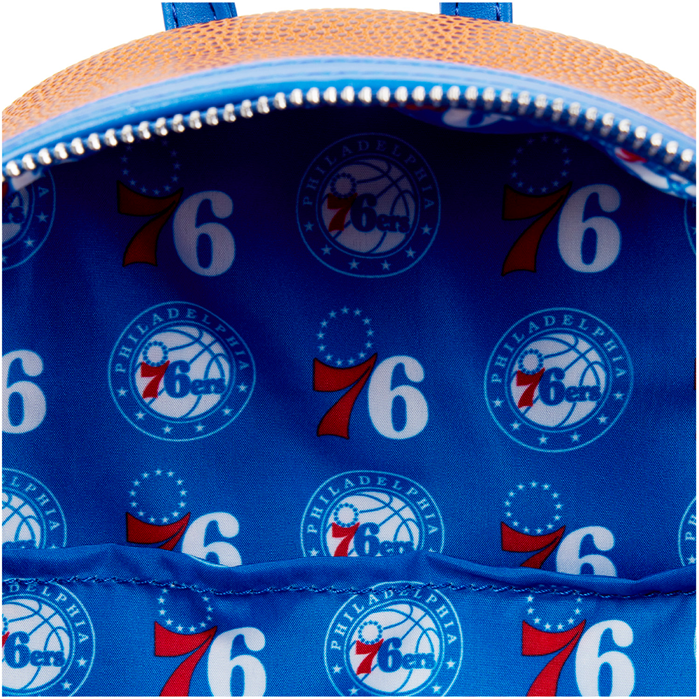Loungefly: NBA Philly 76ers Basketball Mini Backpack (ONLINE ORDER ONLY)