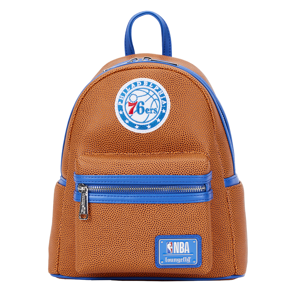 Loungefly: NBA Philly 76ers Basketball Mini Backpack (ONLINE ORDER ONLY)