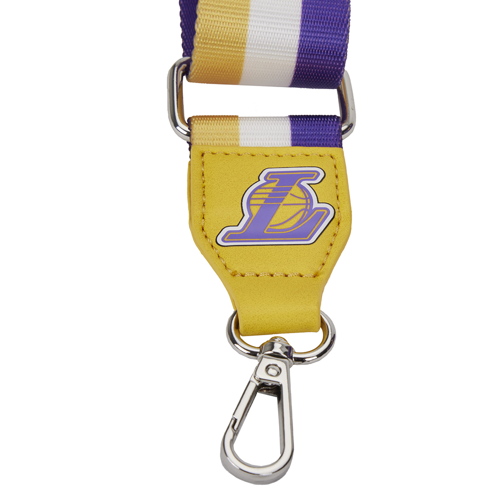 Loungefly: NBA LA Lakers Debossed Logo Cross Body Bag (ONLINE ORDER ONLY)