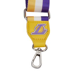 Loungefly: NBA LA Lakers Debossed Logo Cross Body Bag (ONLINE ORDER ONLY)