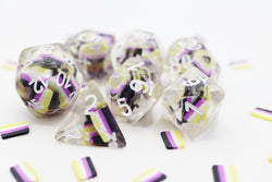 Foam Brain Games Pride Flag RPG Dice Set (ONLINE ORDER ONLY)