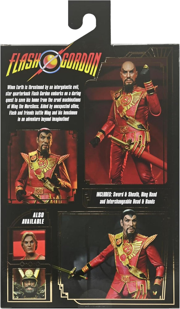 NECA Action Figure: Flash Gordon - Ultimate Ming (Red Military Outfit) (ONLINE ORDER ONLY)