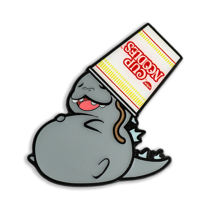 Nissin® Cup Noodles® x Godzilla Enamel Pin 1.5" - Chonkzilla (ONLINE ORDER ONLY)