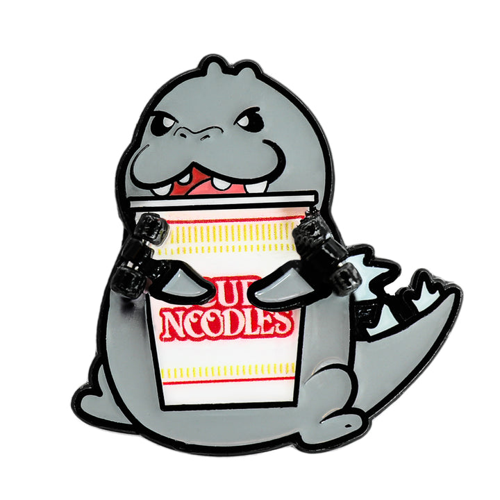 Nissin® Cup Noodles® x Godzilla Enamel Pin 1.5" - Noodle Rampage (ONLINE ORDER ONLY)