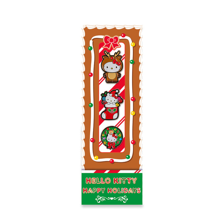 Sanrio: Enamel Pin Set - 1.5" - Hello Kitty - Holiday (ONLINE ORDER ONLY)