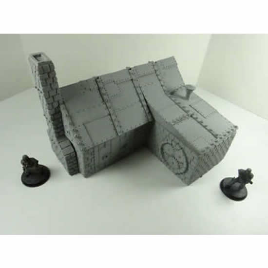 NDS1017 Steampunk Factory With Lift Off Roof 28mm Scale Miniature Terrain (ONLINE ORDER ONLY)