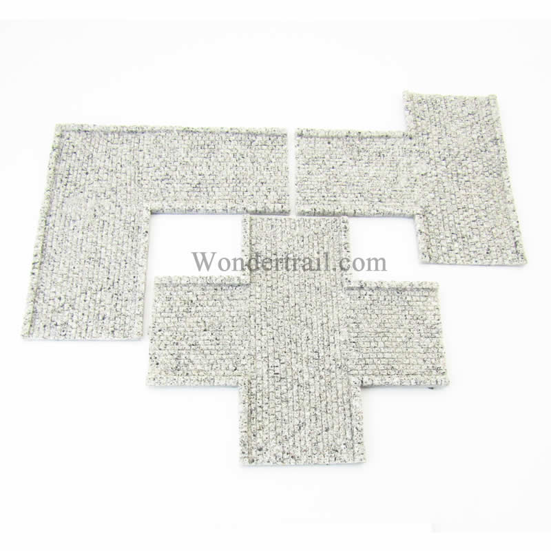 NDS1140 Euro-Cobblestone Junction Pack Roads Miniature Terrain (ONLINE ORDER ONLY)