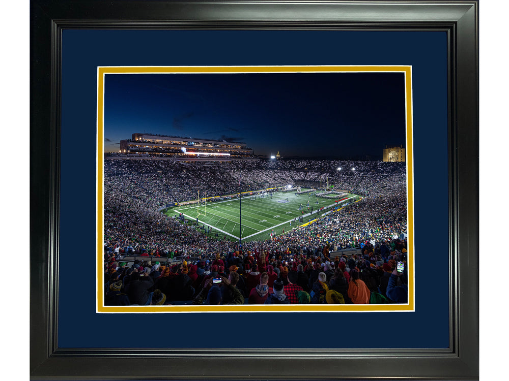 Framed Notre Dame Stadium Notre Dame Fighting Irish 11"x14" NCAA Football Photo Professionally Matted (ONLINE ORDER ONLY)
