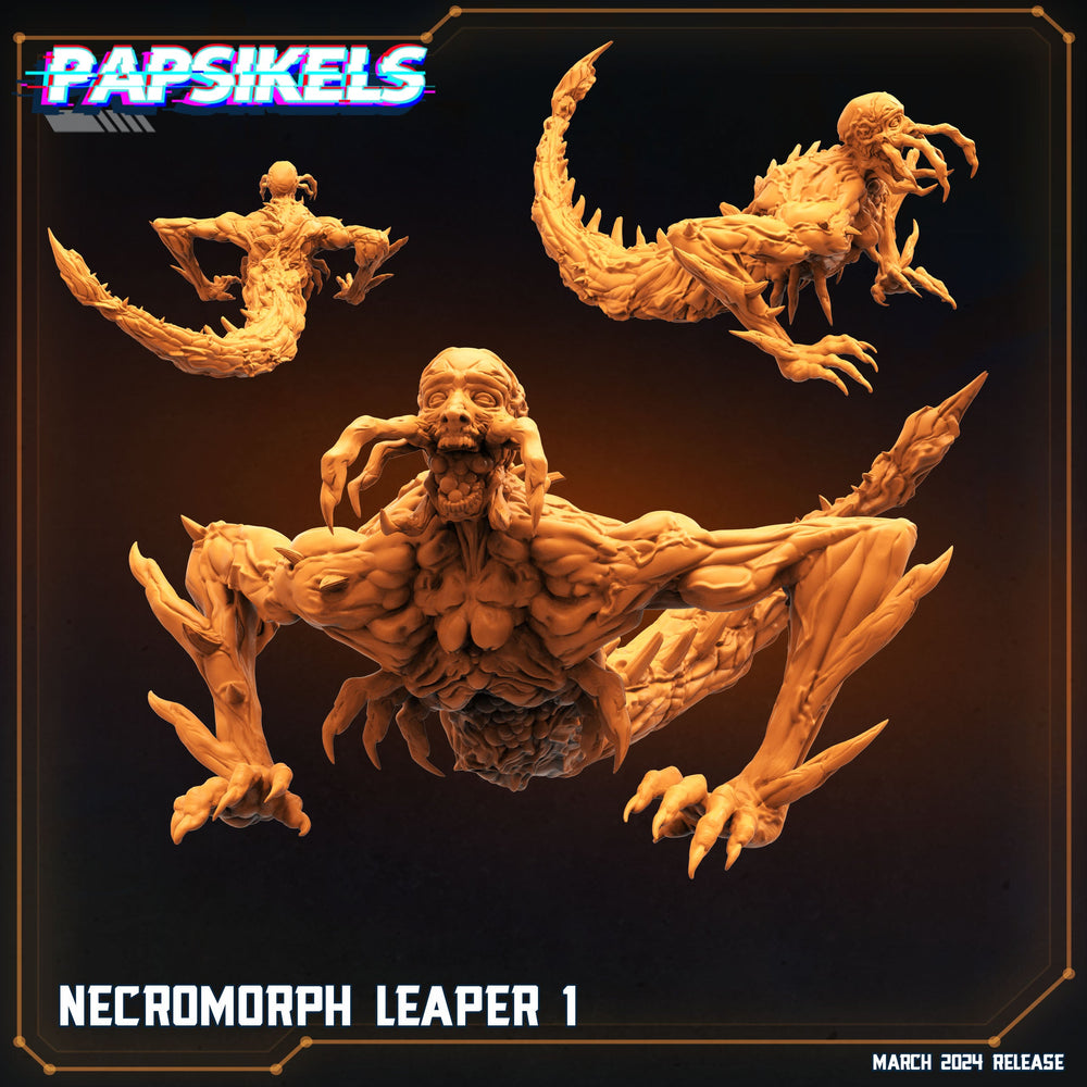 3D Printed Papsikels Necromorph Leapers MARCH 2025 SCIFI 28mm 32mm (Online Only)