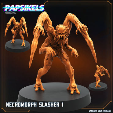 3D Printed Papsikels Necromorph Slashers Set January 2025 - Scifi 28mm 32mm (Online Only)