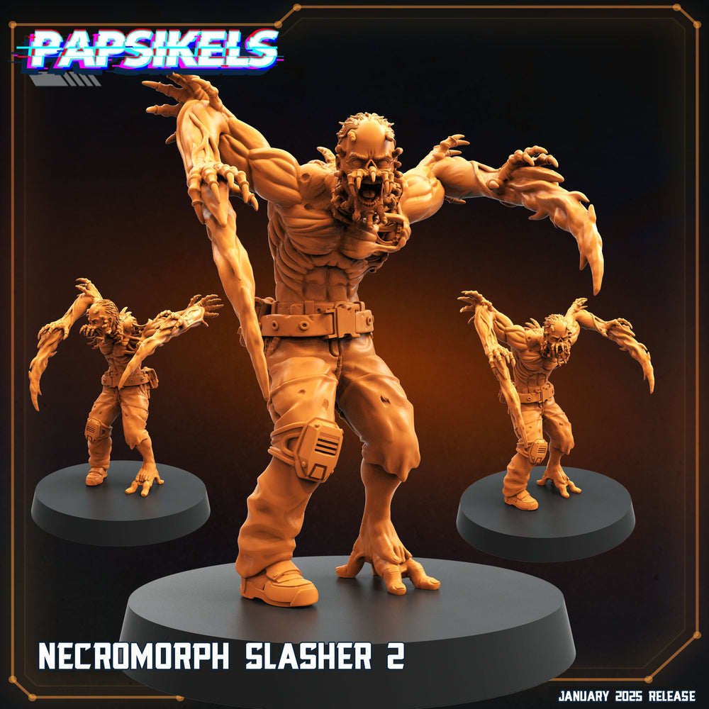 3D Printed Papsikels Necromorph Slashers Set January 2025 - Scifi 28mm 32mm (Online Only)