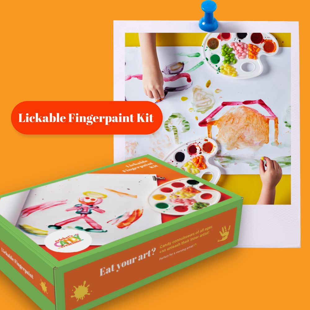 Edible Lickable Finger Paint Craft Kit (ONLINE ORDER ONLY)